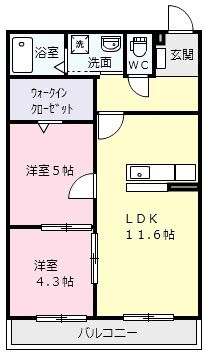 グレイスレジデンスの間取り