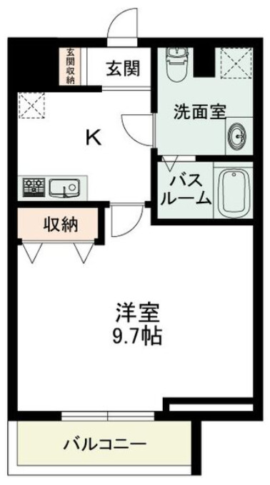 SQUARE CITY KITAMAGOMEの間取り