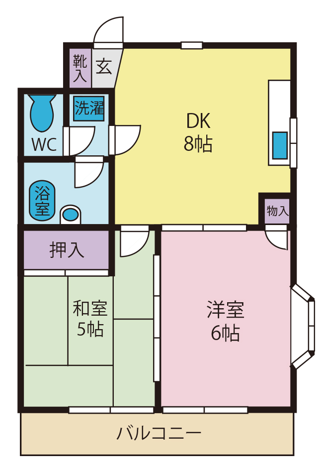 メゾンHANAの間取り