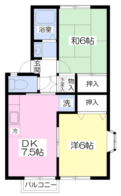 セジュールＳＴの間取り