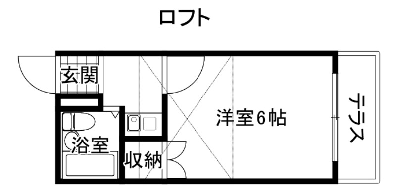 ジョイパレス新在家の間取り