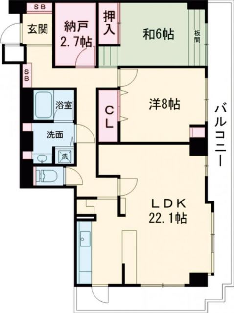 ツインシティヴェール高崎の間取り