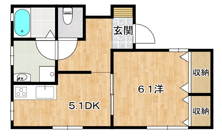 コーポ福井東町の間取り