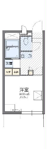 レオパレスＫＯＤＡ１２６３の間取り