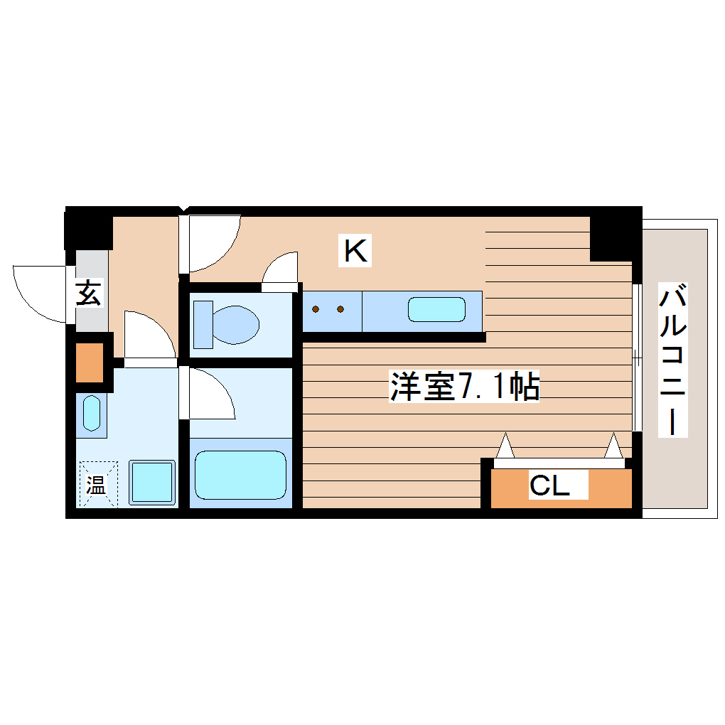 スプリングフィールド宮町IIの間取り