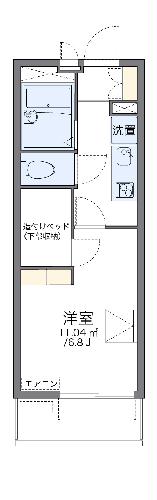 レオパレスサラバンドの間取り