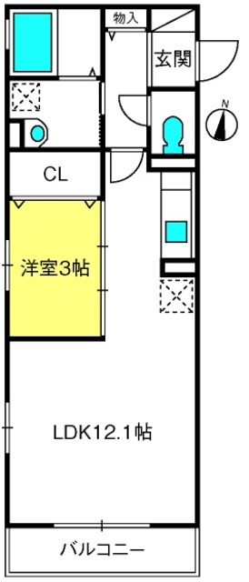 トゥールフルールの間取り