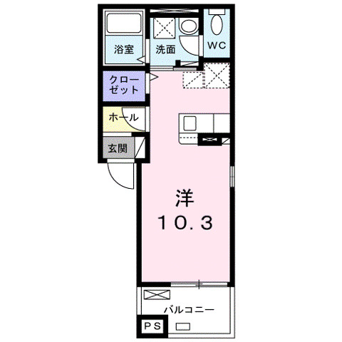 エヴィメリアＤの間取り