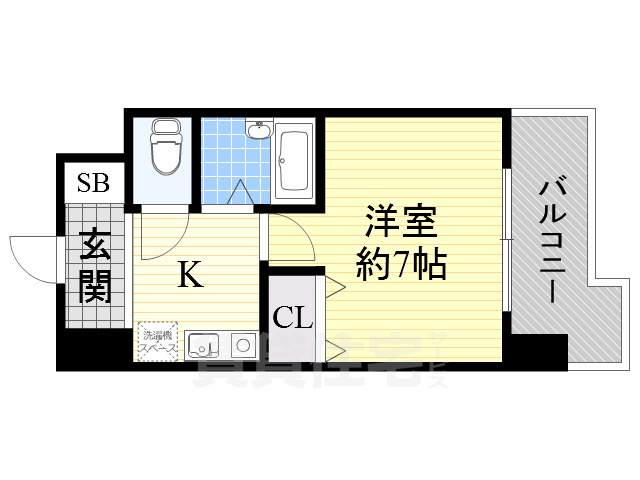 パークフラッツ金山の間取り