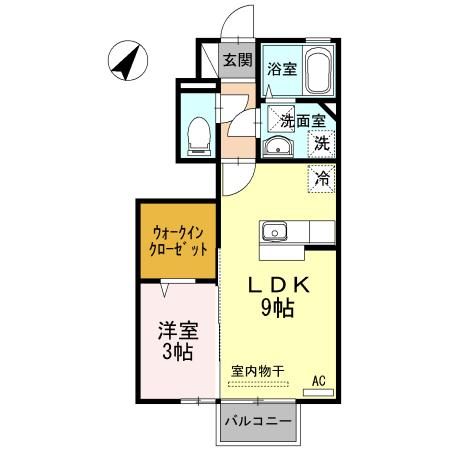 D-room魚津WESTの間取り