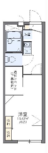 レオパレスドリーミー湘南IIIの間取り