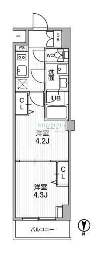 ＳＹＦＯＲＭＥ西小山の間取り