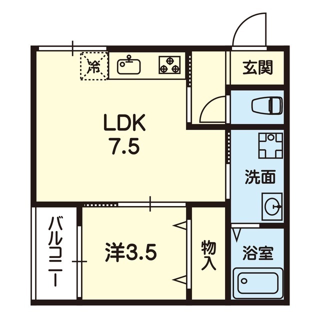 ステラ龍田の間取り