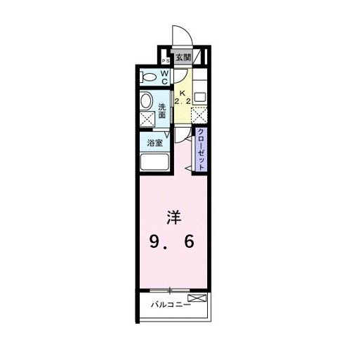 プレッソ杁ヶ池の間取り