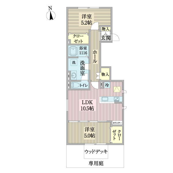 南砂１丁目戸建の間取り