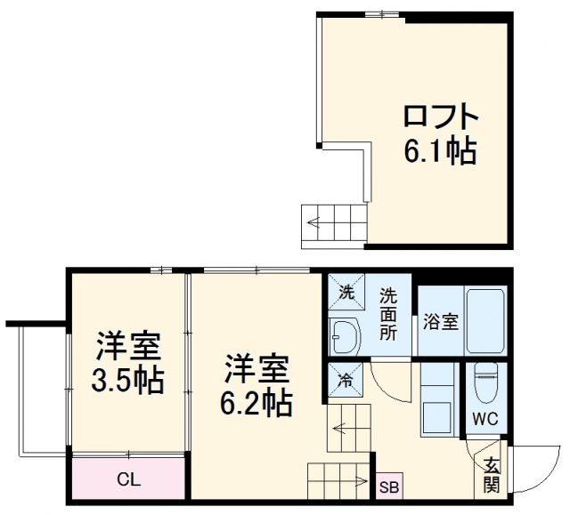 アミティエフレール神明町の間取り