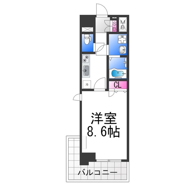 TKアンバーコート堺東IIの間取り