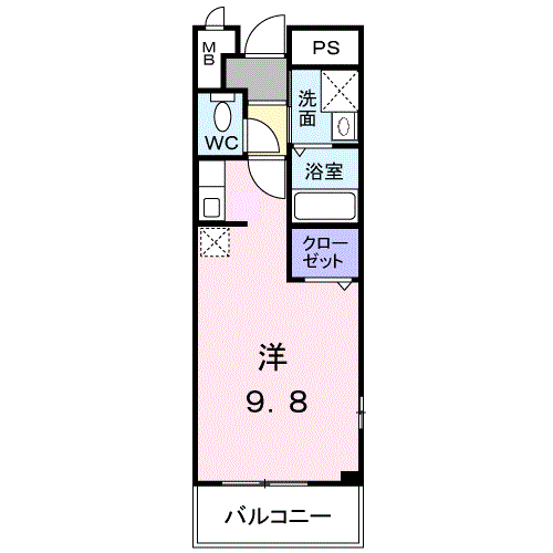 パークサイド今里の間取り