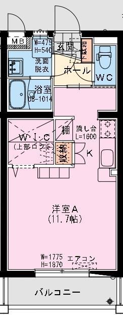 シャトレ末広の間取り