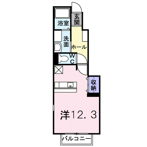 シプリエールＧの間取り