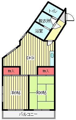 さいたま市桜区栄和のマンションの間取り