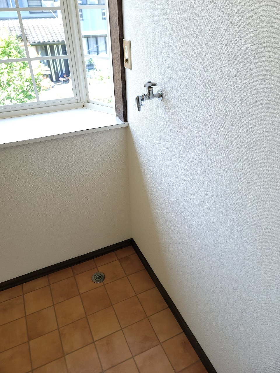 洗面設備　室内洗濯機置き場