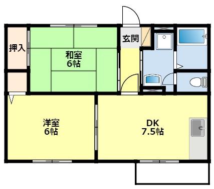 エルシティの間取り