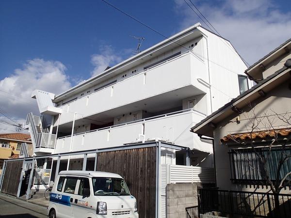 藤井寺市大井のマンションの建物外観