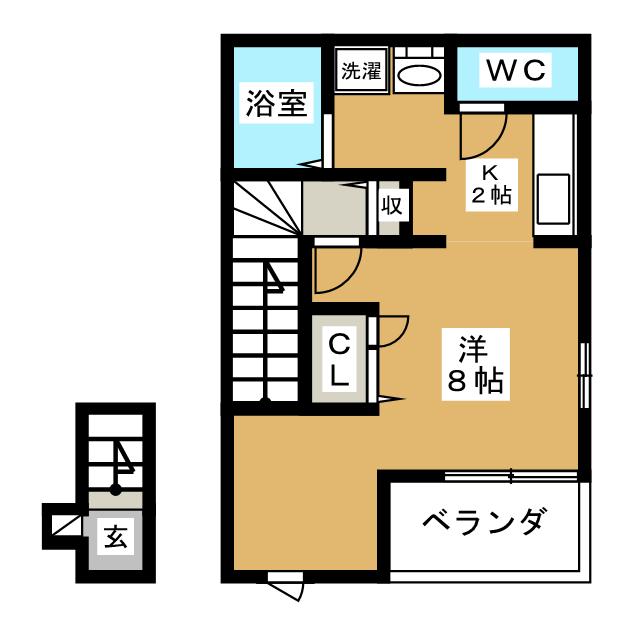 ベレッツァ旗の台の間取り