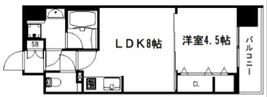 ベラジオ雅び東寺WESTの間取り