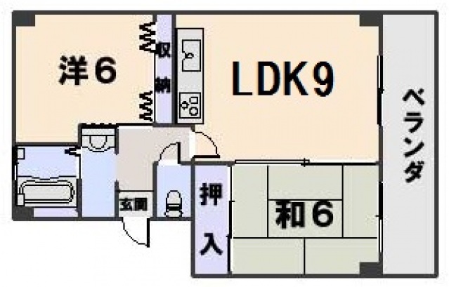 ケーフラットモアの間取り