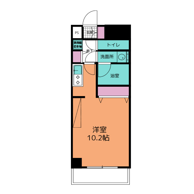 ノヴェル新栄の間取り