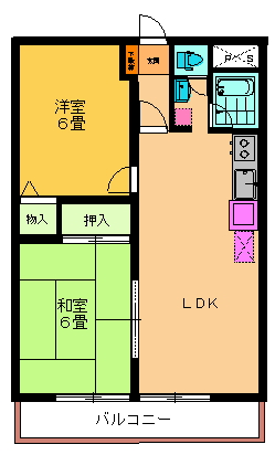 パセオウィンズの間取り