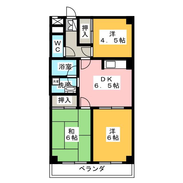 エスパシオ野並の間取り