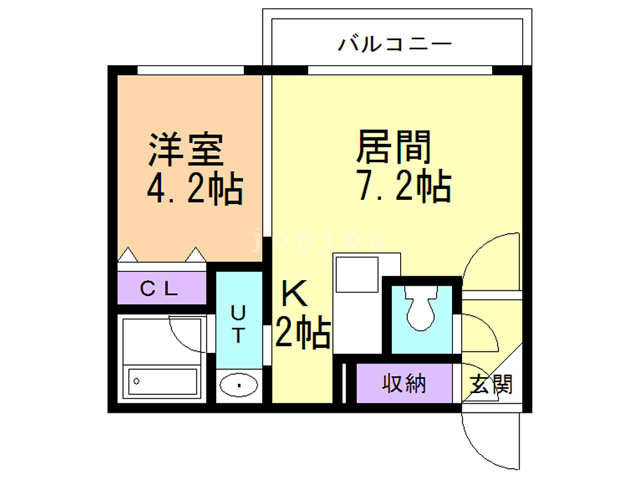 ラボワール菊水の間取り