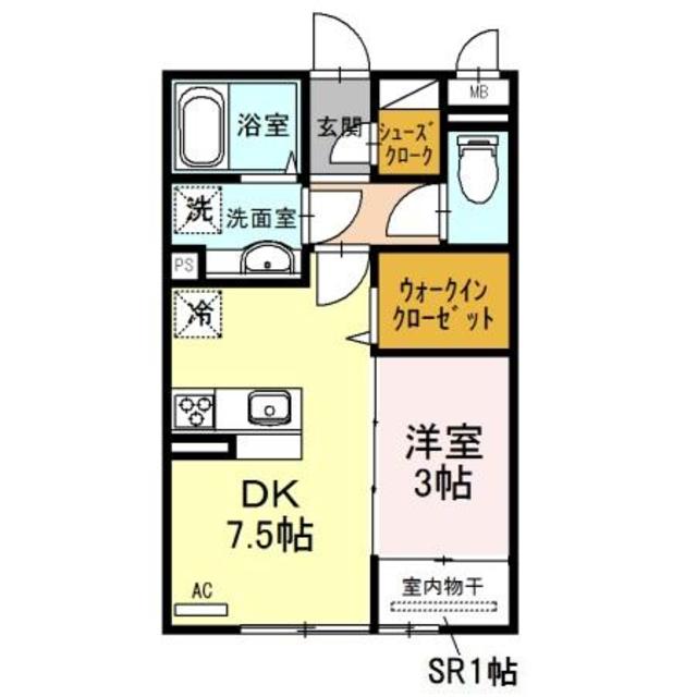 エミネンス東布経丁の間取り