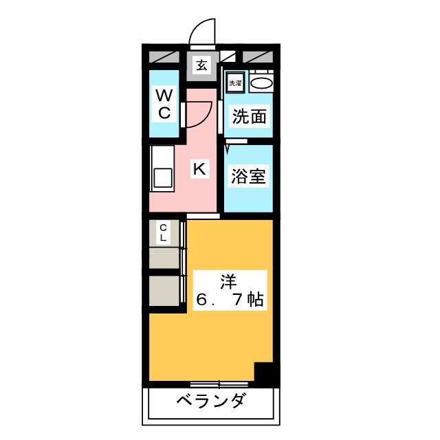 リシュドール伝馬の間取り