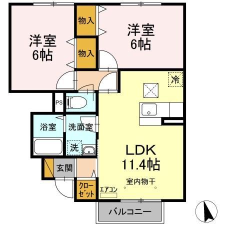 ヴァンベールの間取り