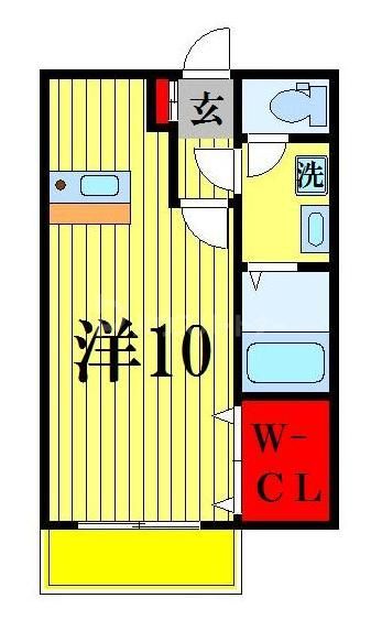 松戸市常盤平西窪町のマンションの間取り