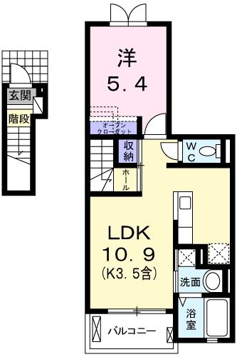 マル（ｍａｒｕ）の間取り