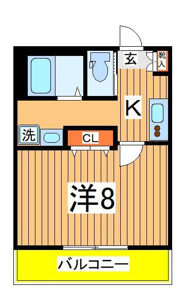 キャメル南流山９Ｂの間取り