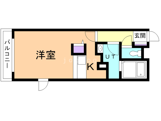 札幌市中央区北十二条西のマンションの間取り