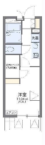 レオパレス東蟹屋アネックスの間取り