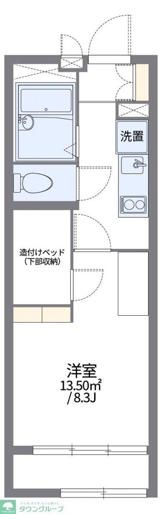 レオパレスリバーポイント小岩IIの間取り