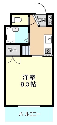 メルヴェーユ小幡IIの間取り