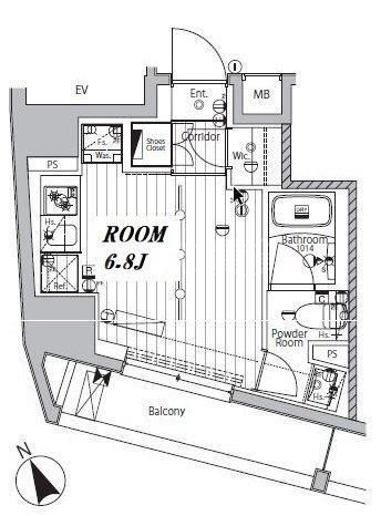 メイクスデザイン品川戸越の間取り