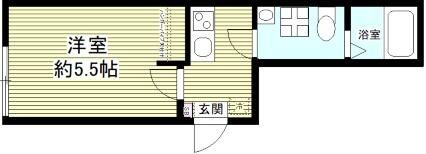 大山フラッツの間取り