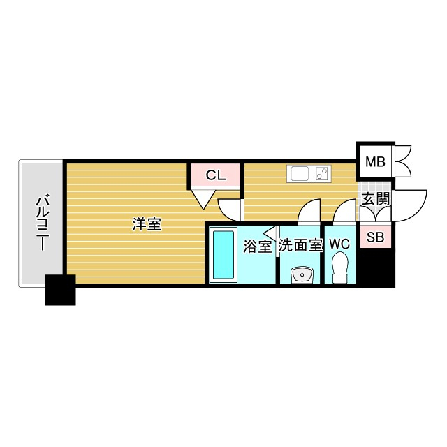 プレサンス西中島南方セレストの間取り