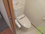 トイレ　トイレはウォシュレット付きなので嬉しいですね。