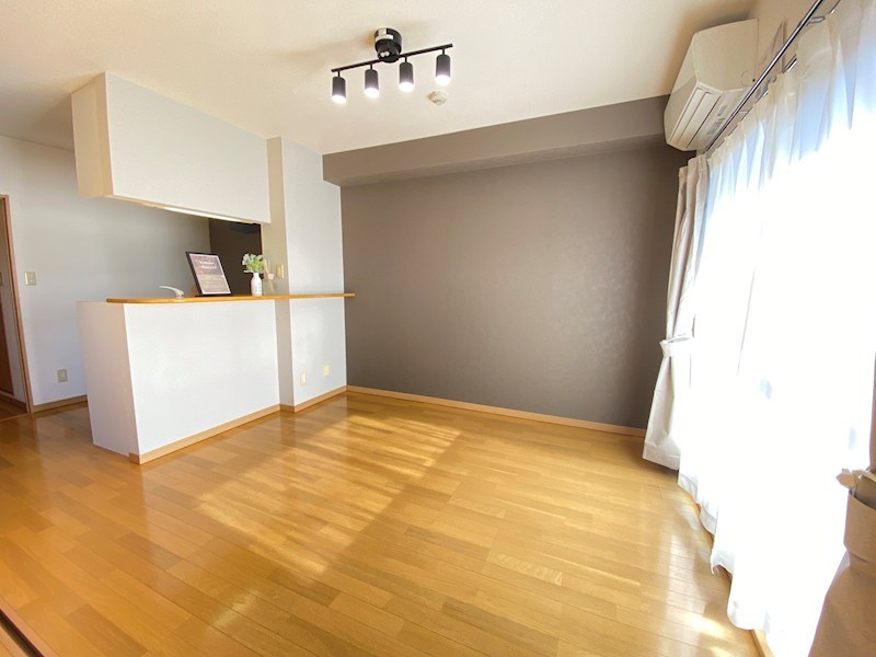 居室・リビング　カーテン・照明器具はご希望者にプレゼントいたします！